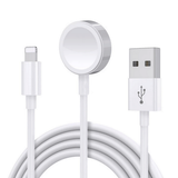 Zore Akıllı Saat Lightning-Wireless USB Şarj Kablosu 1.2M Beyaz