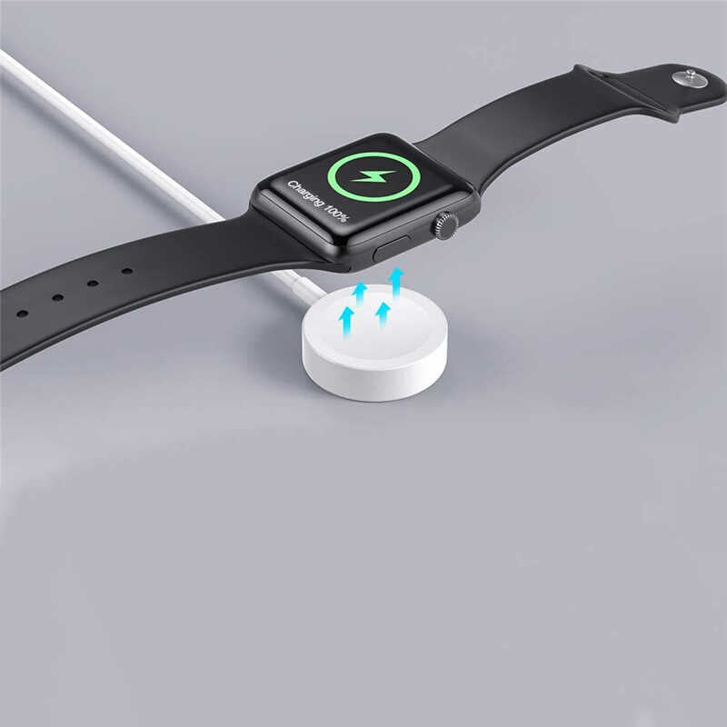 Zore Akıllı Saat Wireless Type-C Şarj Kablosu 1m Beyaz