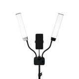 Zore AL45X Işıklı Telefon Tutucu Ring Light Siyah