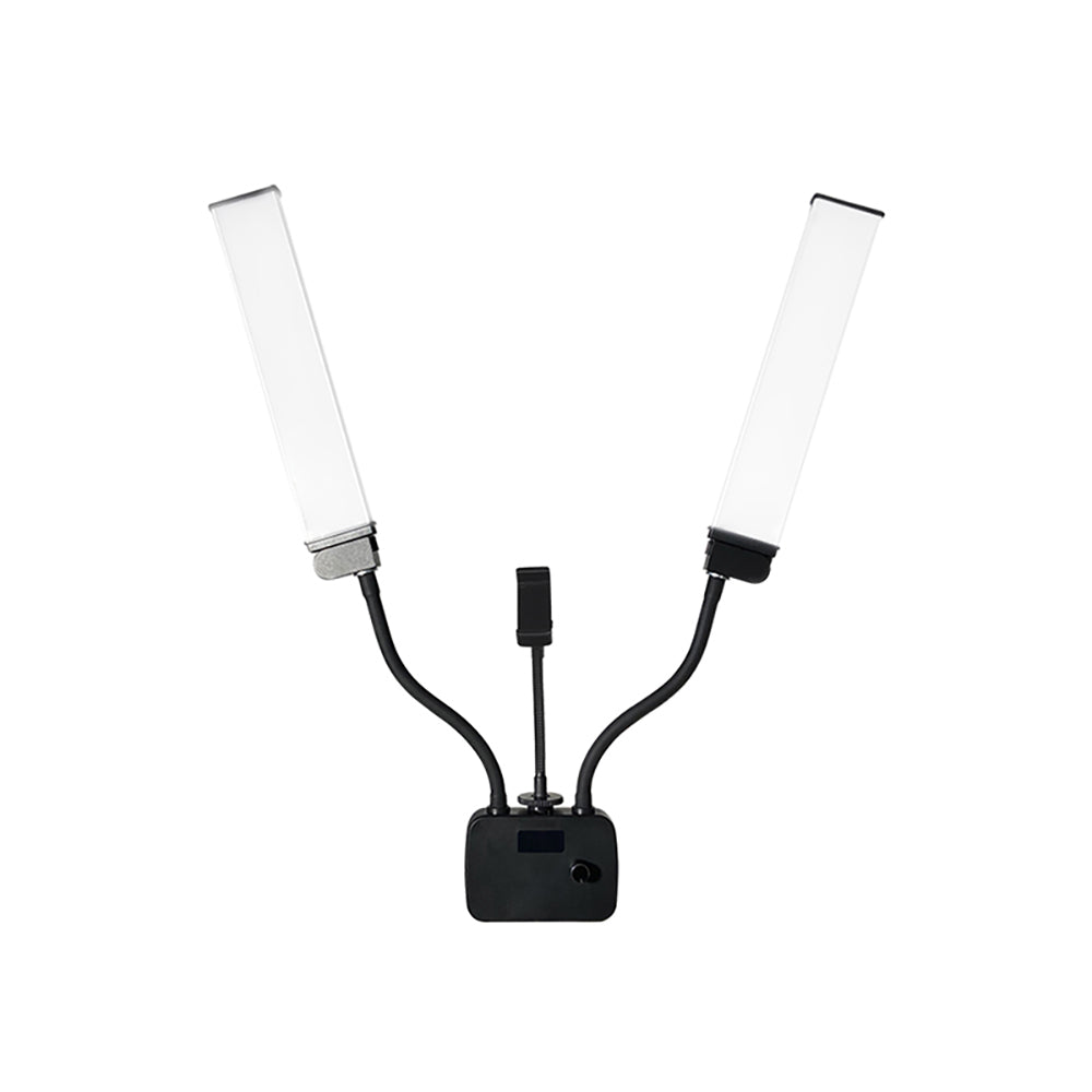 Zore AL45X Işıklı Telefon Tutucu Ring Light Siyah