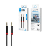 Zore AU-707 Örgü Tasarımlı Aux Audio Kablo 3.5mm 1m Beyaz