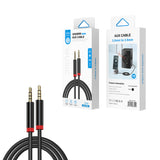 Zore AU-708 Örgü Tasarımlı Aux Audio Kablo 3.5mm 3m Siyah
