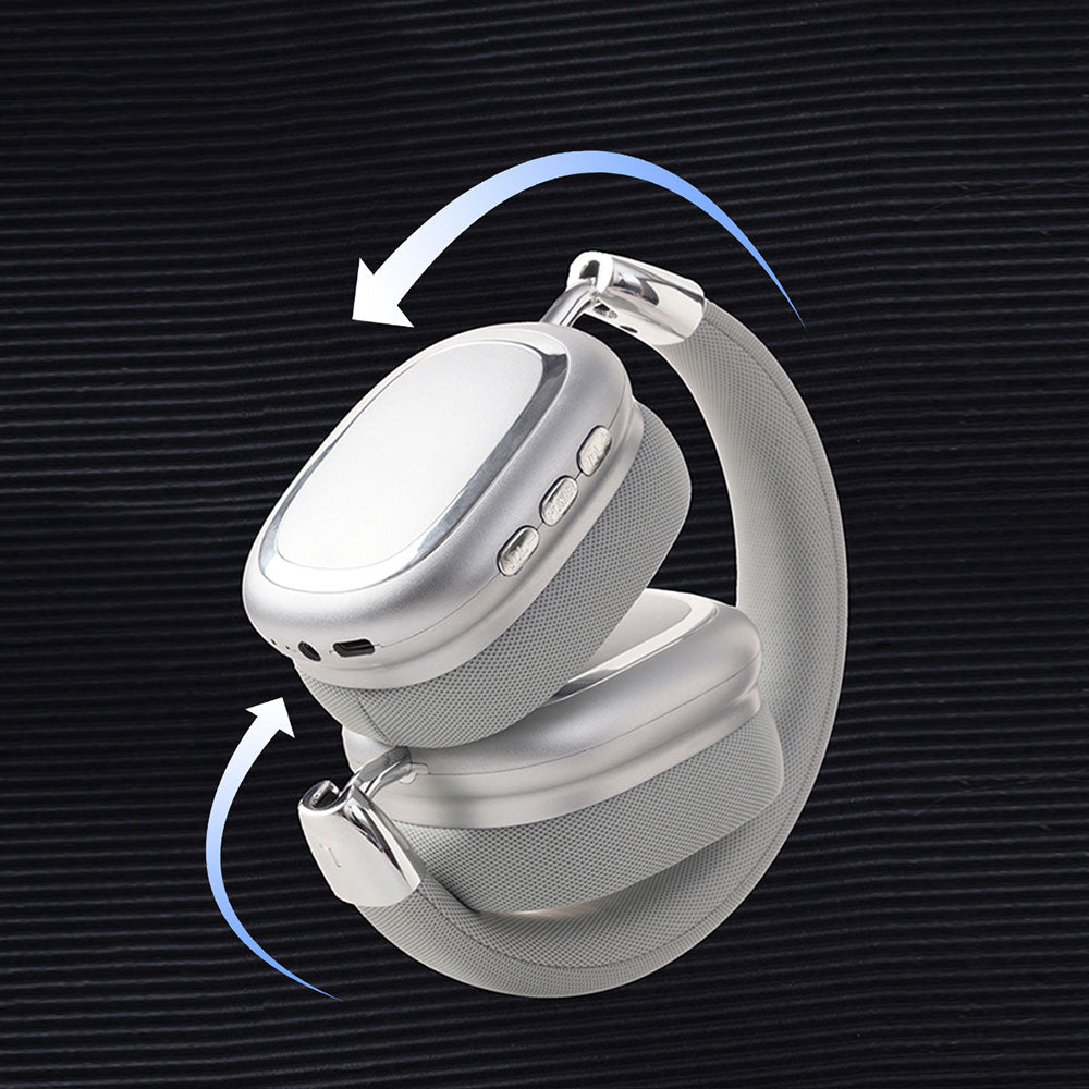 Zore B35 Ayarlanabilir ve Katlanabilir Kulak Üstü Bluetooth Kulaklık Beyaz