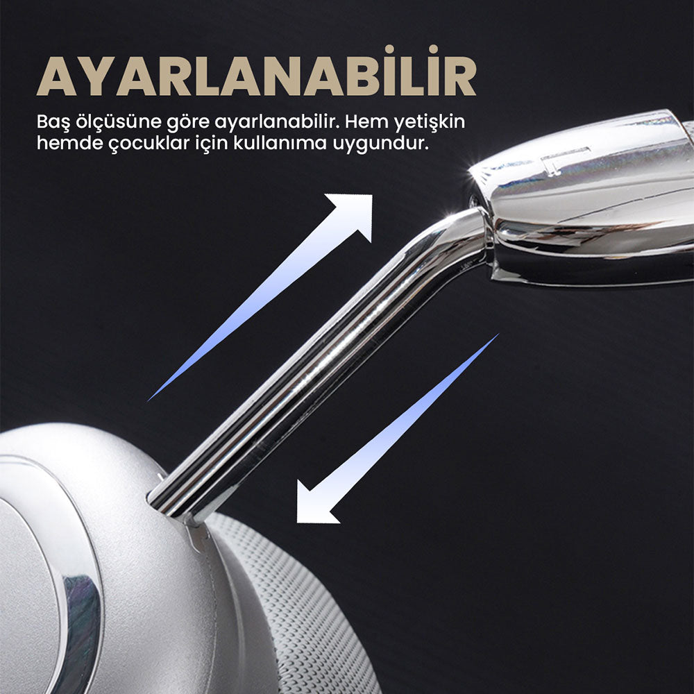 Zore B35 Ayarlanabilir ve Katlanabilir Kulak Üstü Bluetooth Kulaklık Beyaz