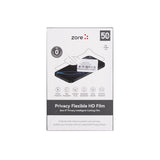 Zore Basic Model TPU Privacy Hayalet Ekran Koruyucu 196mm x 125mm 50 Adet Siyah