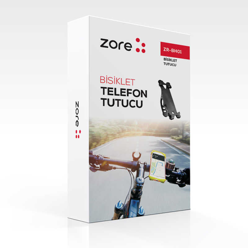Zore BH-01 Bisiklet Telefon Tutucu Turuncu