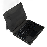 Zore Border Keyboard 13" inç Universal Bluetooh Bağlantılı Standlı Klavyeli Tablet Kılıfı Siyah