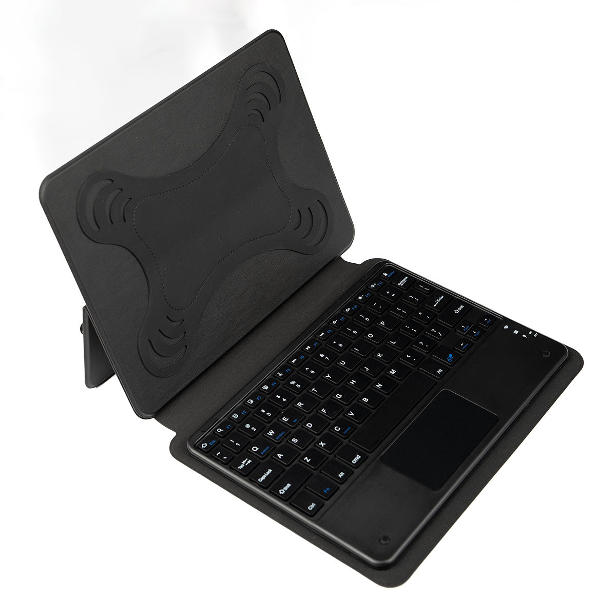 Zore Border Keyboard 8" inç Universal Bluetooh Bağlantılı Standlı Klavyeli Tablet Kılıfı Siyah
