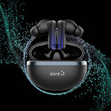 Zore BTK-ZR101 Kulak İçi Bluetooth Kulaklık Aktif Gürültü Önleyici Özellikli ANC ve ENC Teknolojili Siyah