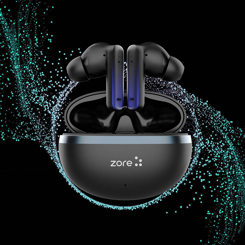 Zore BTK-ZR101 Kulak İçi Bluetooth Kulaklık Aktif Gürültü Önleyici Özellikli ANC ve ENC Teknolojili Siyah