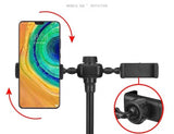Zore Dual Big Light Işıklı Telefon Tutucu 16 cm Ring Light Siyah