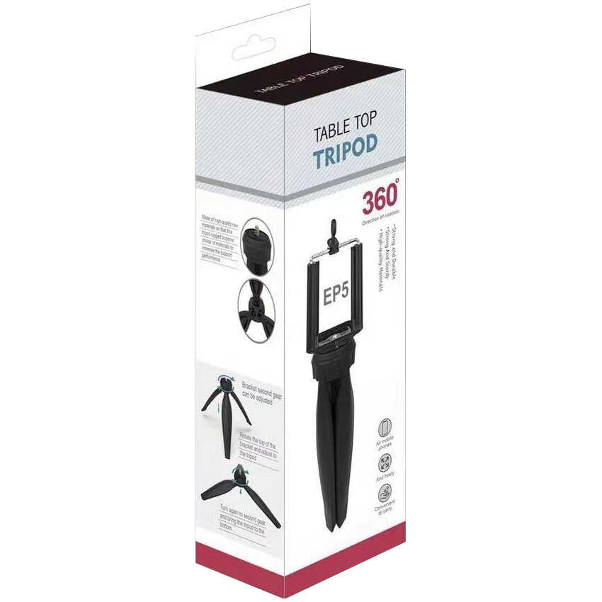 Zore EP-5 Table Top Tripod Siyah