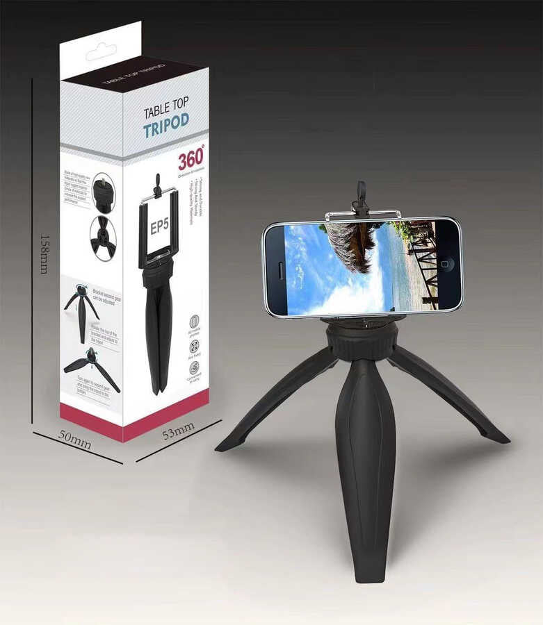 Zore EP-5 Table Top Tripod Siyah