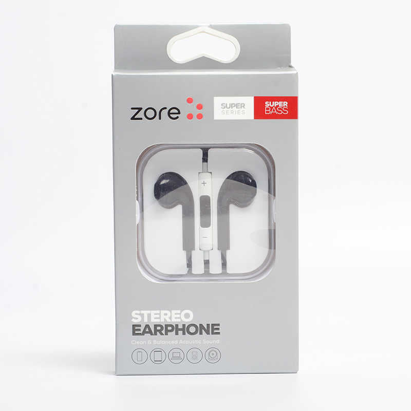 Zore EP5 Basıc Serisi 3.5mm Kulaklık Siyah
