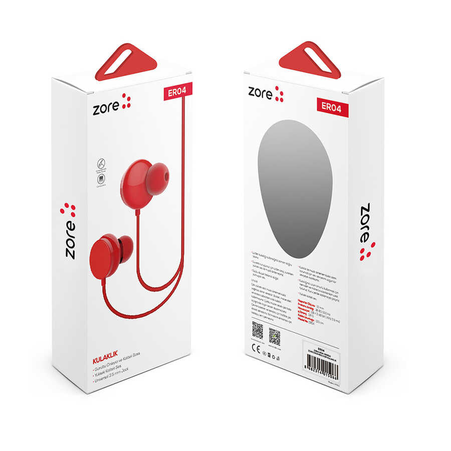 Zore ER04 3.5mm Kulaklık Mavi