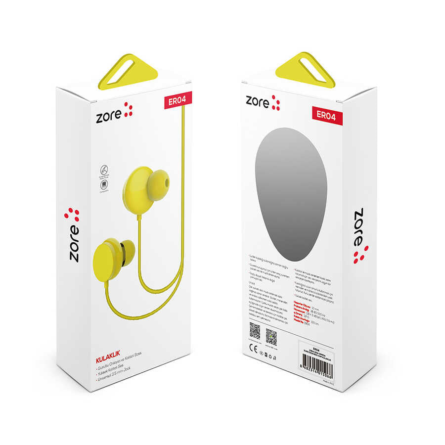 Zore ER04 3.5mm Kulaklık Mavi