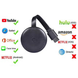 Zore G12 Chromecast Kablosuz HDMI Ses ve Görüntü Aktarıcı Siyah