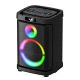 Zore GD-1019 Dijital LED Göstergeli Çift Mikrofonlu RGB TWS 10 inç Stereo Bass Kablosuz Karaoke Hoparlör Siyah