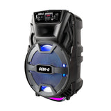Zore GD-1235 Plus Mikrofonlu RGB TWS 12 inç Stereo Bass Kablosuz Karaoke Hoparlör Siyah