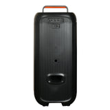 Zore GD-2608 Dijital LED Göstergeli FM Radyolu Mikrofonlu RGB TWS Çift 6.5 inç Stereo Bass Kablosuz Karaoke Hoparlör Siyah