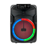 Zore GD-893 Mikrofonlu RGB TWS 8 inç Stereo Bass Kablosuz Karaoke Hoparlör Siyah