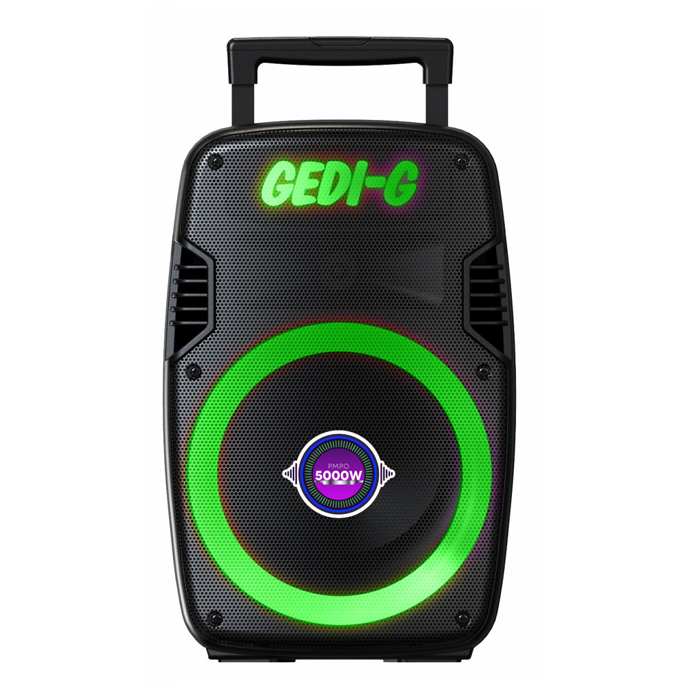Zore GD-929 Mikrofonlu RGB TWS 8 inç Stereo Bass Kablosuz Karaoke Hoparlör Siyah