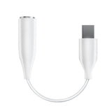 Zore JH-048 Type-C to 3.5mm Aux Çevirici Ses Adaptörü Beyaz