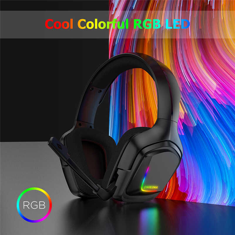 Zore Onikuma K20 RGB Oyuncu Kulaklığı 3.5mm Siyah