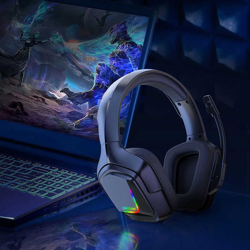 Zore Onikuma K20 RGB Oyuncu Kulaklığı 3.5mm Siyah