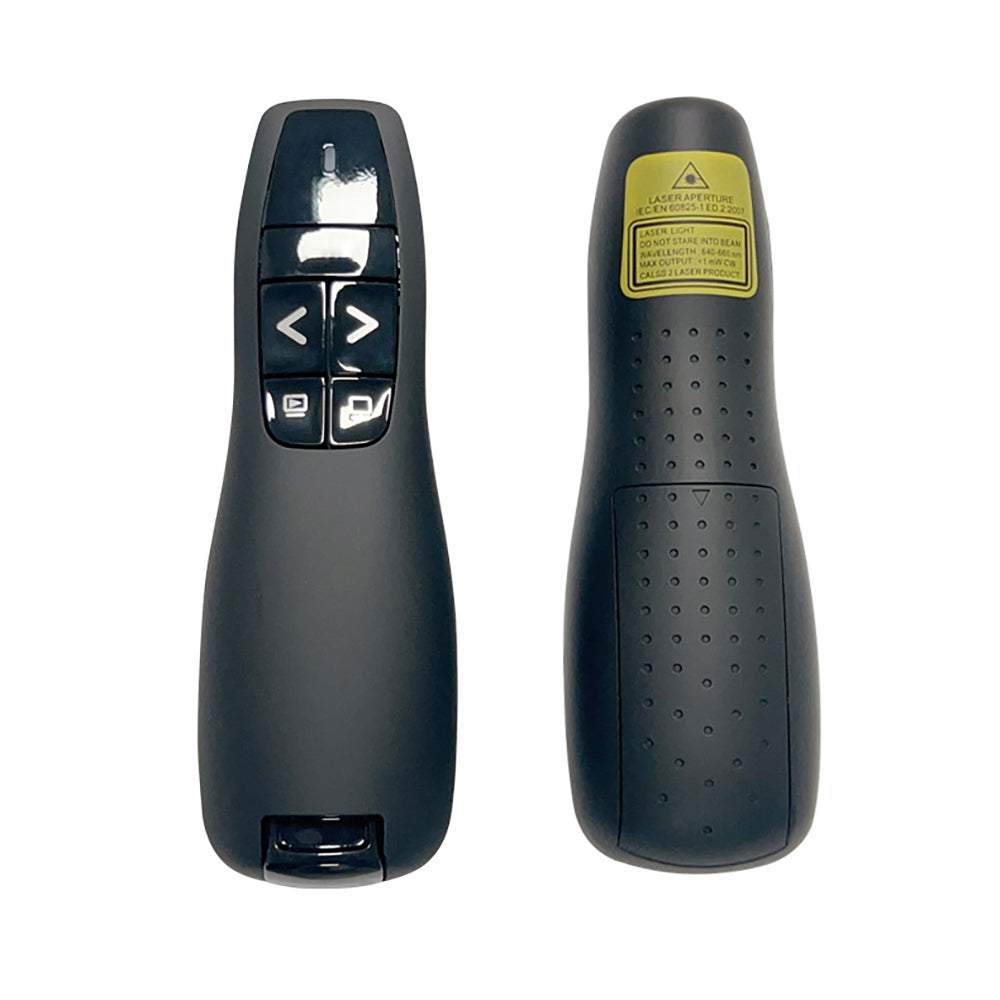 Zore K400 Wireless Presenter Kablosuz Uzaktan Kumandalı Lazer Sunum Kalemi Siyah