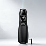 Zore K400 Wireless Presenter Kablosuz Uzaktan Kumandalı Lazer Sunum Kalemi Siyah