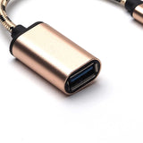 Zore Kablolu Metal Type-C Otg Siyah