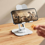 Zore L23 Dönebilen Başlıklı Telefon Ve Tablet Standı Beyaz