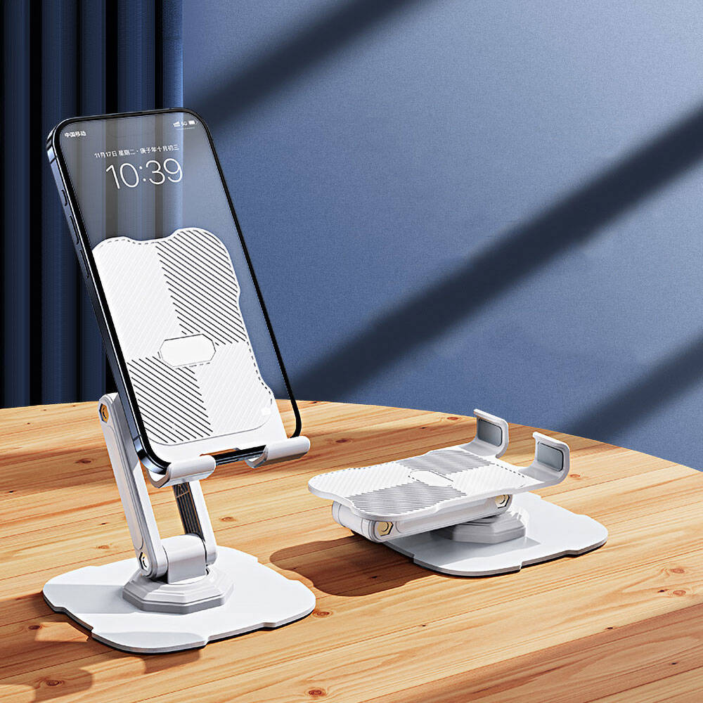 Zore L23 Dönebilen Başlıklı Telefon Ve Tablet Standı Beyaz