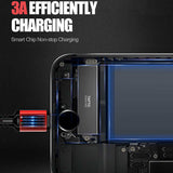 Zore LC93 3 in 1 Usb Kablo Kırmızı