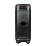 Zore LT-2131 Dijital LED Göstergeli Mikrofonlu RGB TWS Çift 8 inç Stereo Bass Kablosuz Karaoke Hoparlör Siyah