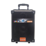Zore LT-908 Dijital LED Göstergeli FM Radyolu Mikrofonlu TWS 8 inç Stereo Bass Kablosuz Karaoke Hoparlör Siyah
