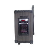 Zore LT-908 Dijital LED Göstergeli FM Radyolu Mikrofonlu TWS 8 inç Stereo Bass Kablosuz Karaoke Hoparlör Siyah