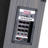 Zore LT-910 Dijital LED Göstergeli FM Radyolu Mikrofonlu Gitar Girişli TWS 10 inç Stereo Bass Kablosuz Karaoke Hoparlör Siyah