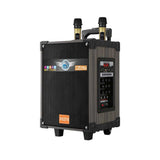 Zore LT-910 Dijital LED Göstergeli FM Radyolu Mikrofonlu Gitar Girişli TWS 10 inç Stereo Bass Kablosuz Karaoke Hoparlör Siyah