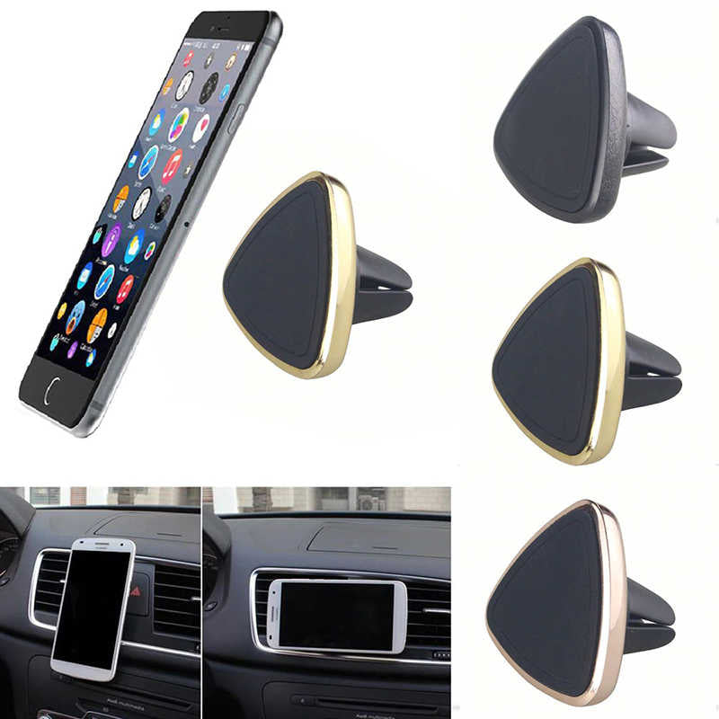 Zore Magnetic Air Vent Araç Telefon Tutucu Turuncu Vakumlu Gold