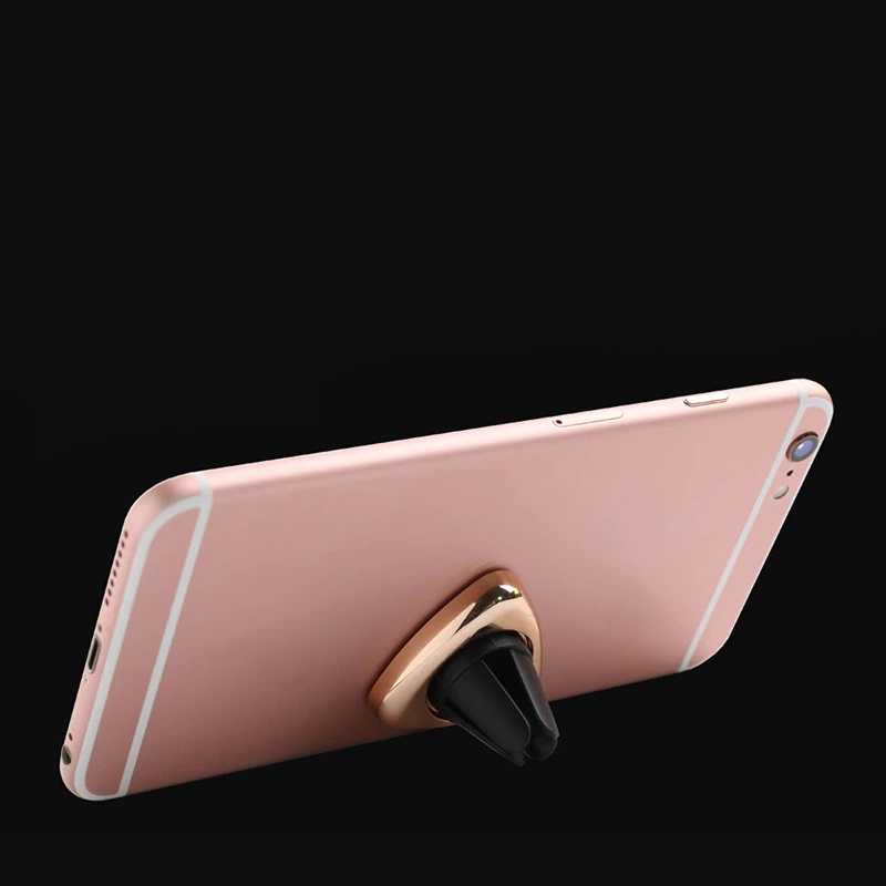 Zore Magnetic Air Vent Araç Telefon Tutucu Turuncu Vakumlu Gold