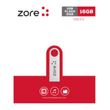 Zore Metal USB Flash Disk 16GB Gümüş