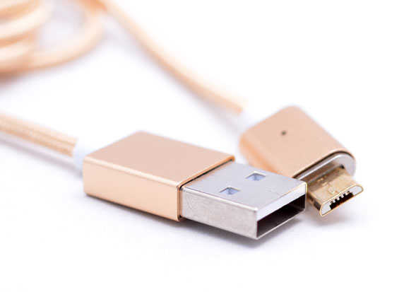 Zore Mıknatıslı 8600 Micro Usb Kablo Rose Gold