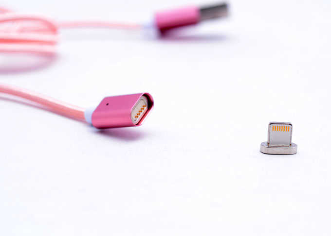 Zore Metal Manyetic Uçlu Lightning Usb Kablo Siyah