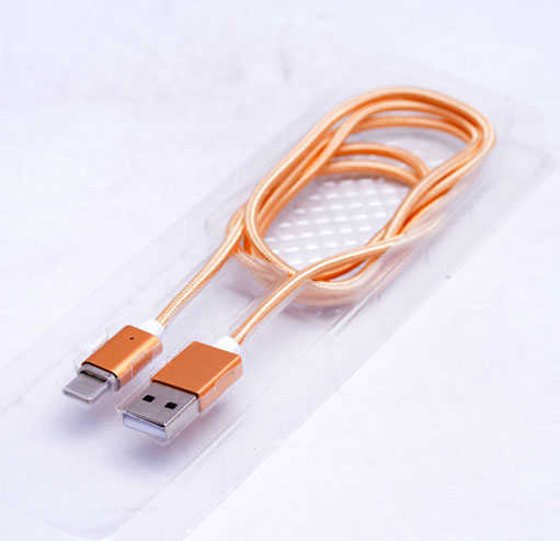 Zore Metal Manyetic Uçlu Lightning Usb Kablo Rose Gold