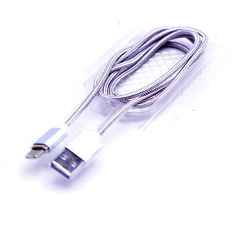 Zore Metal Manyetic Uçlu Lightning Usb Kablo Gri