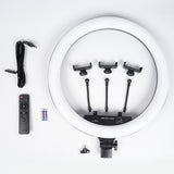 Zore MJ-56 Uzaktan Kumandalı 21 inç Işıklı Telefon Tutucu Ring Light Siyah