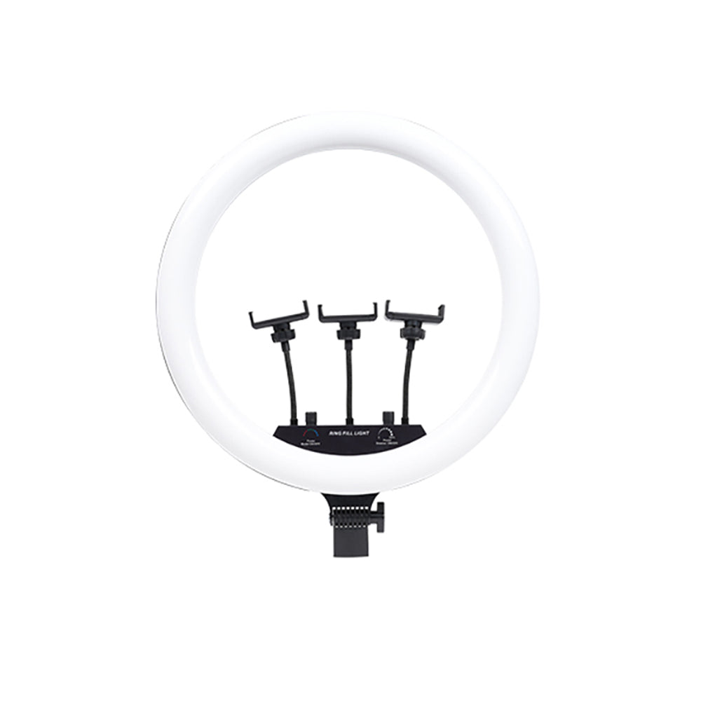 Zore MJ-56 Uzaktan Kumandalı 21 inç Işıklı Telefon Tutucu Ring Light Siyah