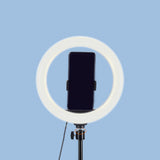 Zore MJ20 RGB Light 8 inç Işıklı Telefon Tutucu Ring Light Siyah